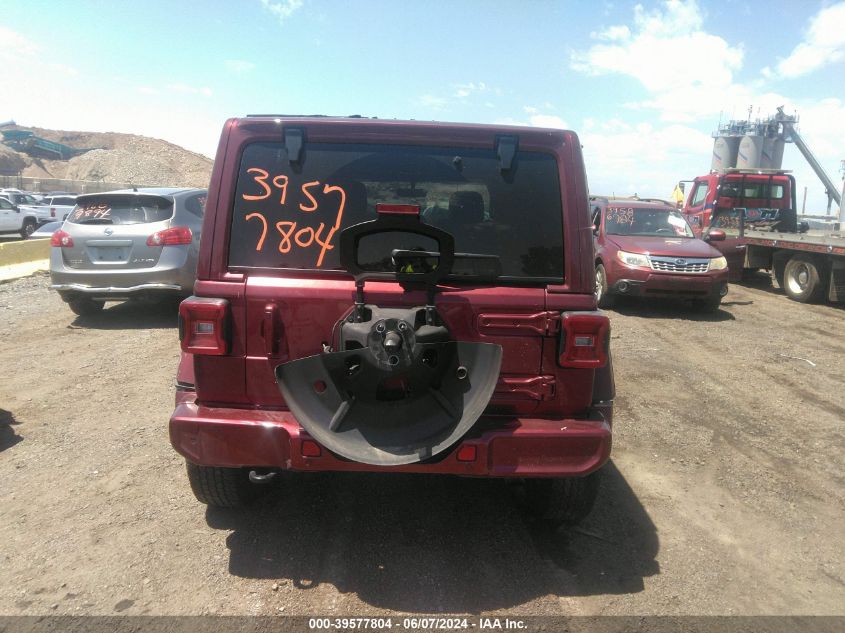 2021 Jeep Wrangler Unlimited High Altitude 4X4 VIN: 1C4HJXEN8MW849454 Lot: 39577804