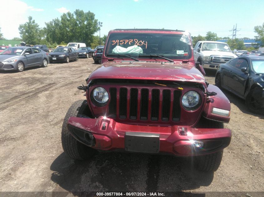 2021 Jeep Wrangler Unlimited High Altitude 4X4 VIN: 1C4HJXEN8MW849454 Lot: 39577804