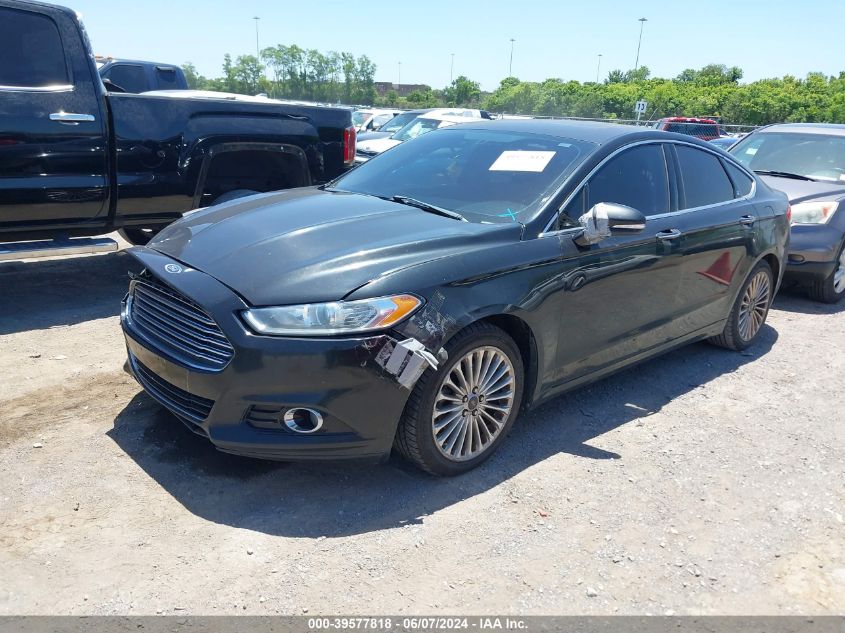 2014 Ford Fusion Titanium VIN: 3FA6P0K99ER257429 Lot: 39577818