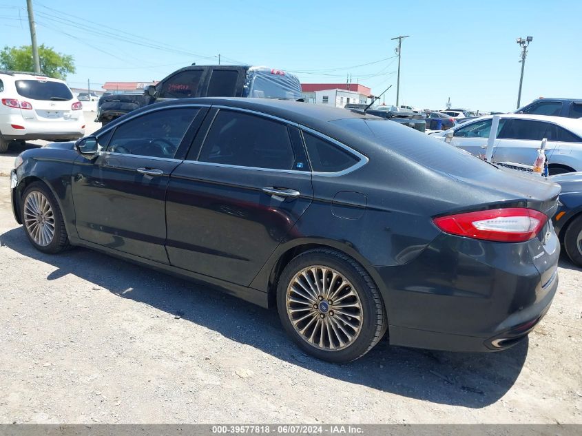 2014 Ford Fusion Titanium VIN: 3FA6P0K99ER257429 Lot: 39577818