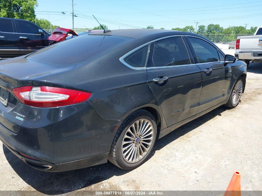 2014 Ford Fusion Titanium VIN: 3FA6P0K99ER257429 Lot: 39577818