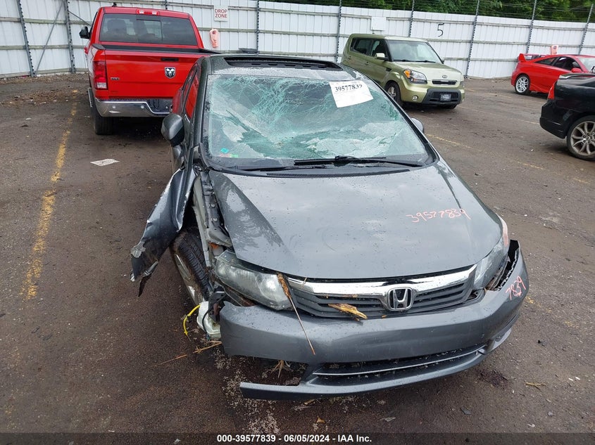 2012 Honda Civic Ex VIN: 19XFB2F88CE011238 Lot: 39577839
