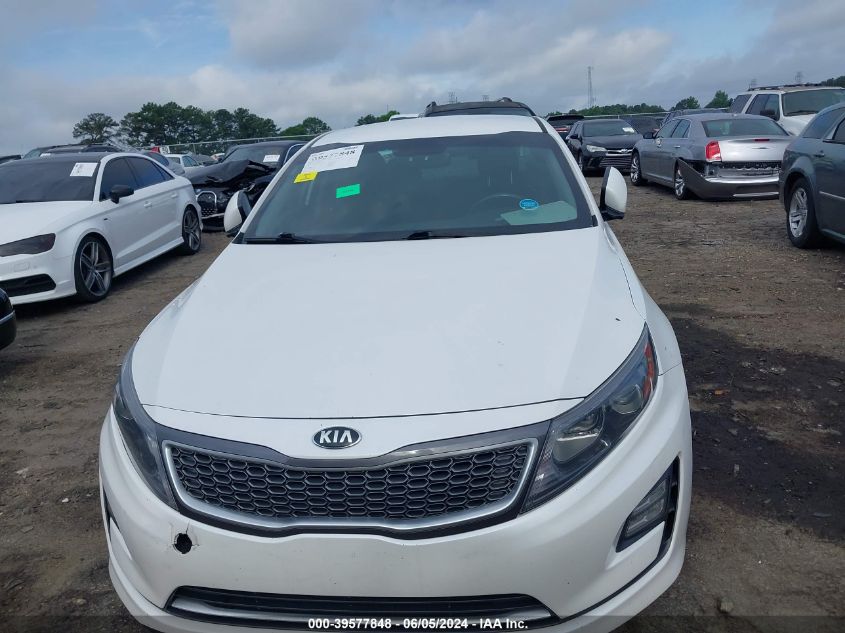 2015 Kia Optima Hybrid Ex VIN: KNAGN4AD2F5090267 Lot: 39577848