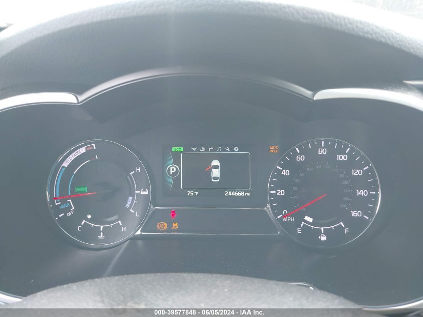 2015 Kia Optima Hybrid Ex VIN: KNAGN4AD2F5090267 Lot: 39577848