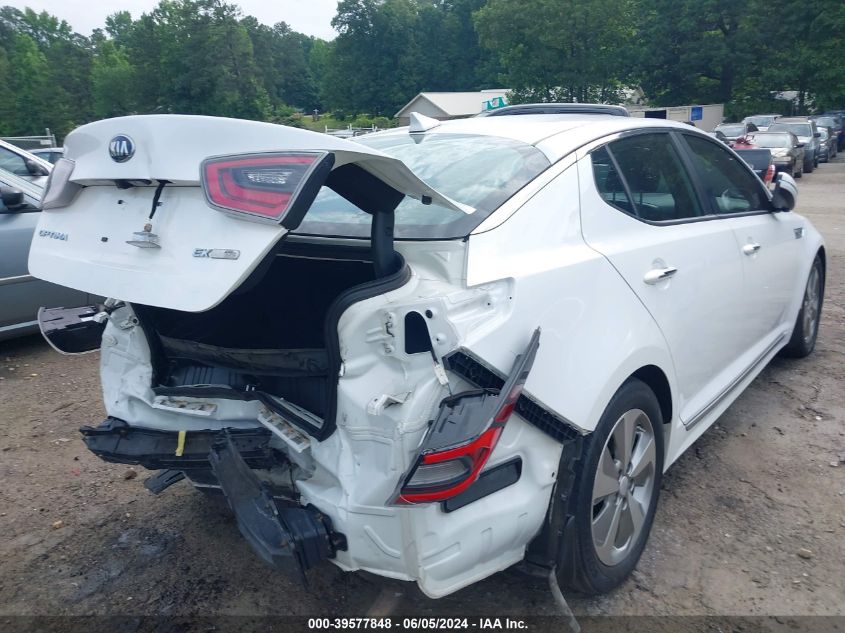 2015 Kia Optima Hybrid Ex VIN: KNAGN4AD2F5090267 Lot: 39577848