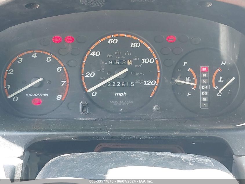 1998 Honda Cr-V Lx VIN: JHLRD2849WC003486 Lot: 39577870