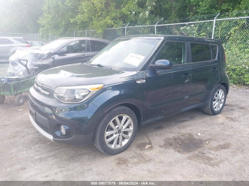 2019 Kia Soul + VIN: KNDJP3A54K7669751 Lot: 39577878