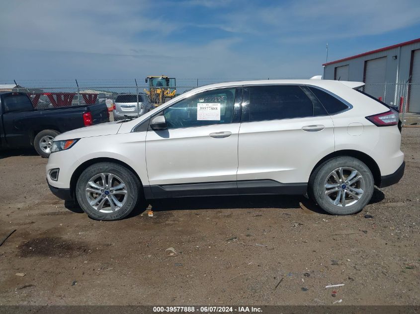 2016 Ford Edge Sel VIN: 2FMPK3J98GBB66794 Lot: 39577888