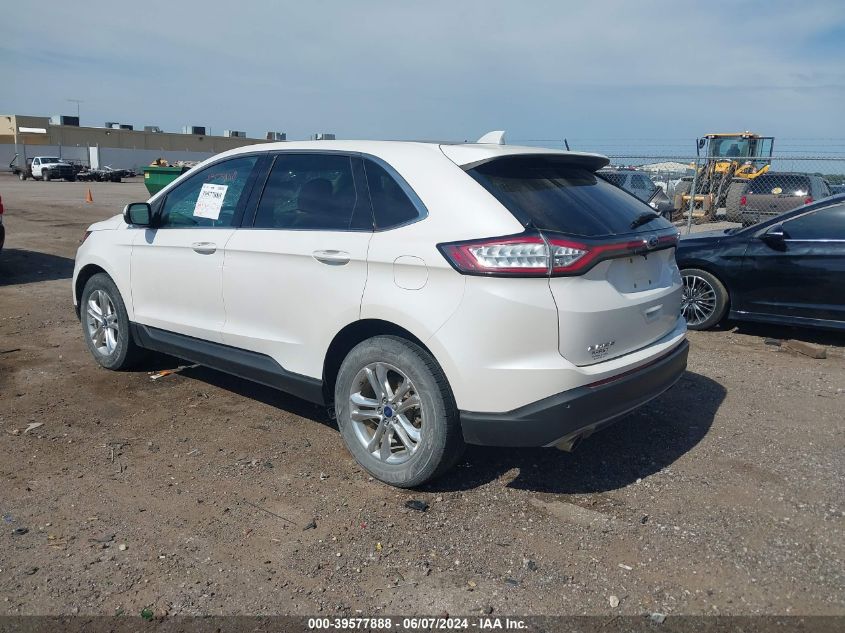 2016 Ford Edge Sel VIN: 2FMPK3J98GBB66794 Lot: 39577888