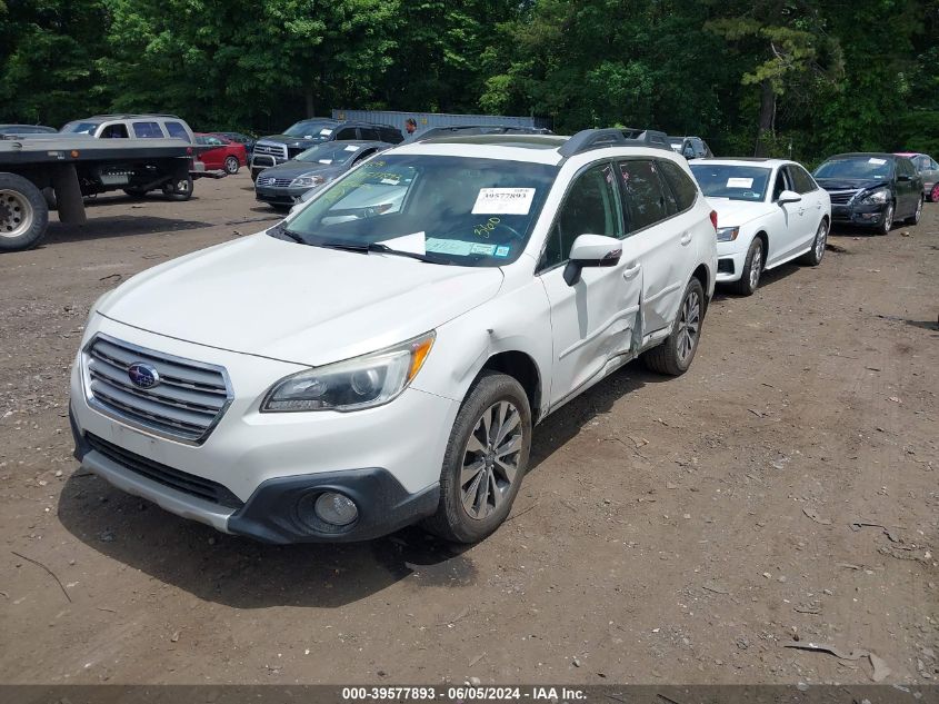 2016 Subaru Outback 2.5I Limited VIN: 4S4BSANC7G3309951 Lot: 39577893