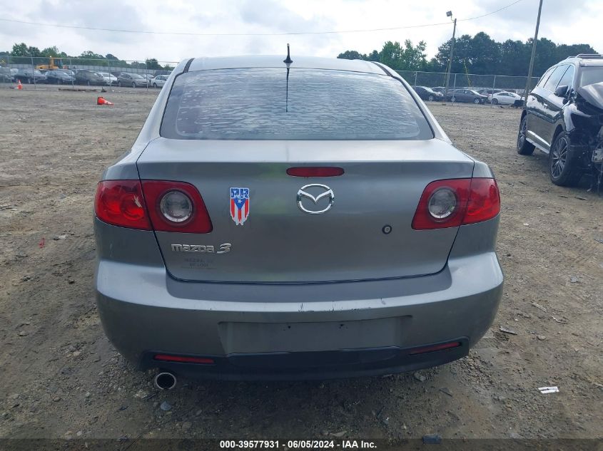 2006 Mazda Mazda3 I VIN: JM1BK12G561449471 Lot: 39577931