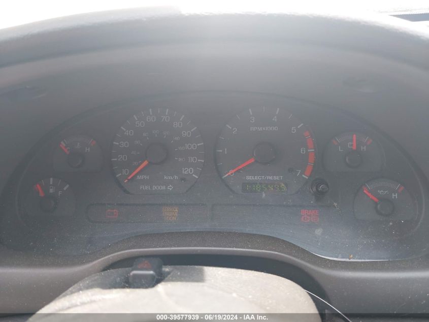 2002 Ford Mustang VIN: 1FAFP40432F138606 Lot: 39577939