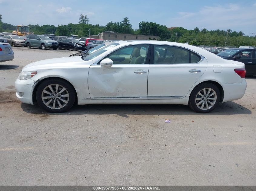 2012 Lexus Ls 460 L VIN: JTHDL5EF9C5004816 Lot: 39577955