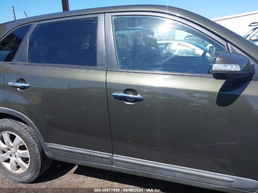 2012 Kia Sorento Lx VIN: 5XYKT3A15CG275645 Lot: 39577959