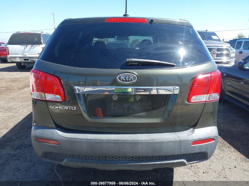2012 Kia Sorento Lx VIN: 5XYKT3A15CG275645 Lot: 39577959
