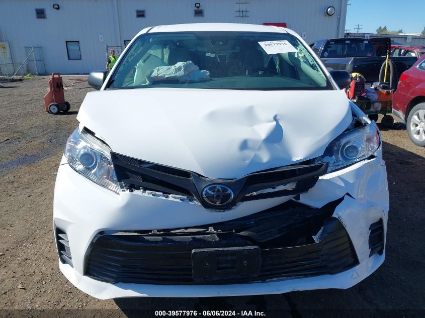 2018 Toyota Sienna L 7 Passenger VIN: 5TDZZ3DC2JS915790 Lot: 39577976