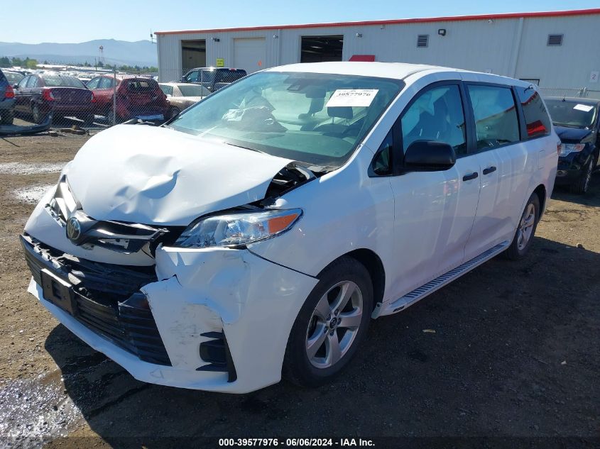 2018 Toyota Sienna L 7 Passenger VIN: 5TDZZ3DC2JS915790 Lot: 39577976