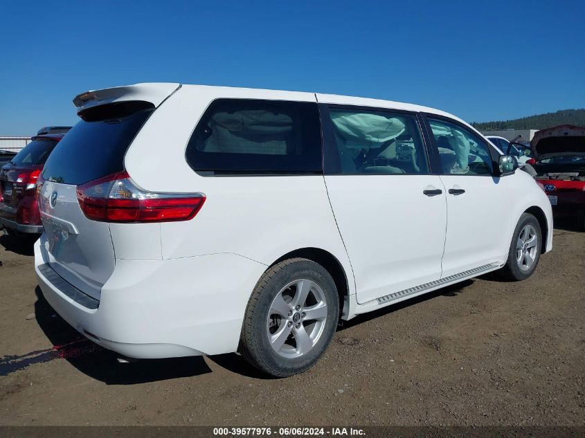 2018 Toyota Sienna L 7 Passenger VIN: 5TDZZ3DC2JS915790 Lot: 39577976