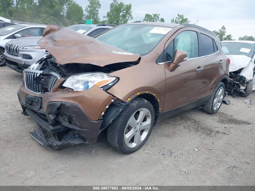 2016 Buick Encore Leather VIN: KL4CJCSB9GB619716 Lot: 39577982