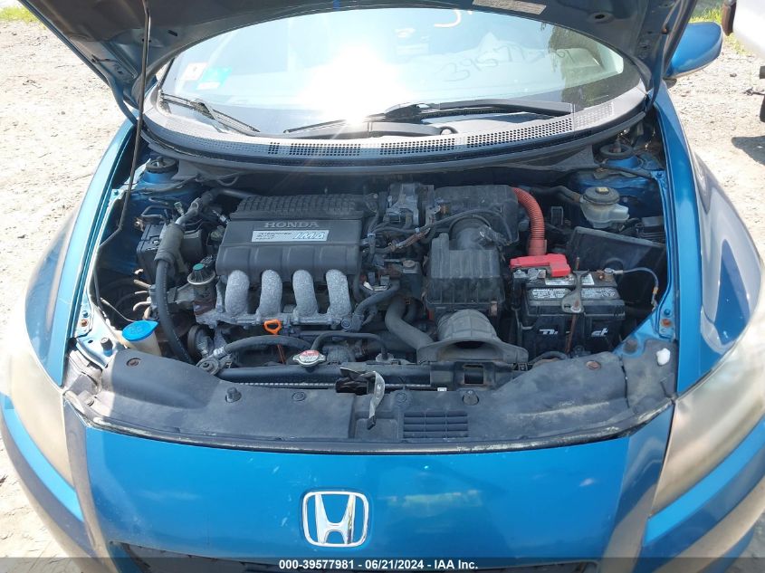 2011 Honda Cr-Z Ex VIN: JHMZF1D69BS007240 Lot: 39577981