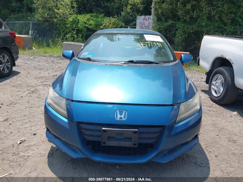 2011 Honda Cr-Z Ex VIN: JHMZF1D69BS007240 Lot: 39577981
