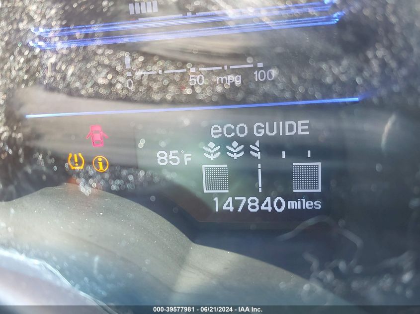 2011 Honda Cr-Z Ex VIN: JHMZF1D69BS007240 Lot: 39577981