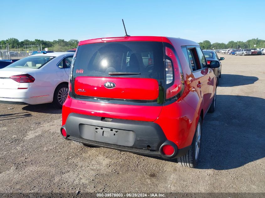 2014 Kia Soul + VIN: KNDJP3A57E7746892 Lot: 39578003