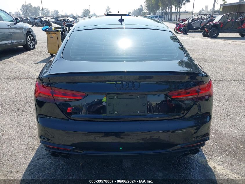 2023 Audi S5 Sportback Premium Plus Tfsi Quattro Tiptronic VIN: WAUC4CF56PA062655 Lot: 39578007