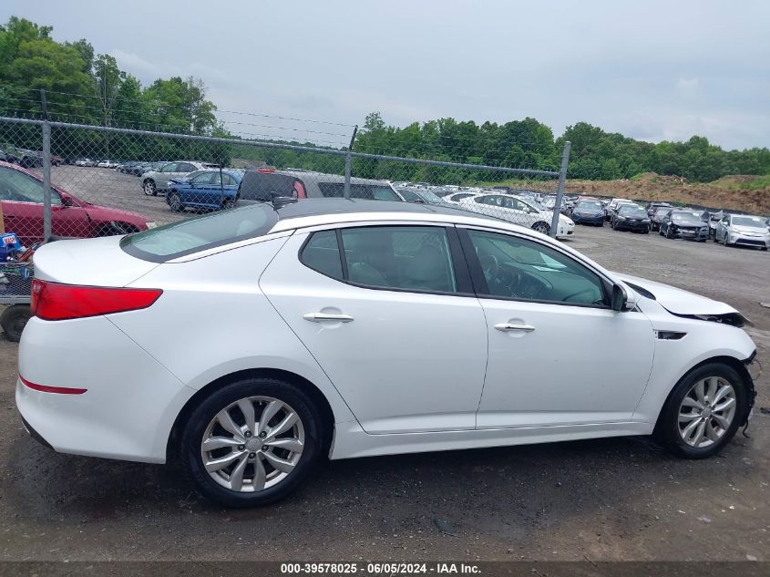 2014 Kia Optima Ex VIN: 5XXGN4A74EG275797 Lot: 39578025