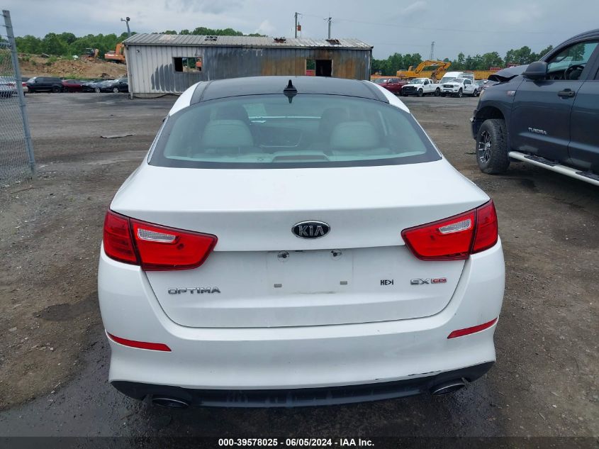 2014 Kia Optima Ex VIN: 5XXGN4A74EG275797 Lot: 39578025