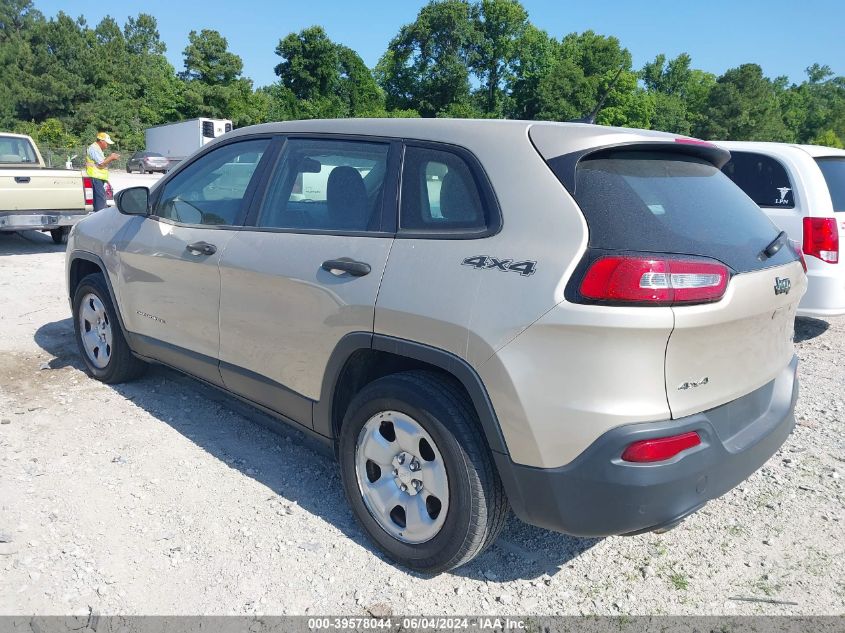 2015 Jeep Cherokee Sport VIN: 1C4PJMAB6FW768641 Lot: 39578044