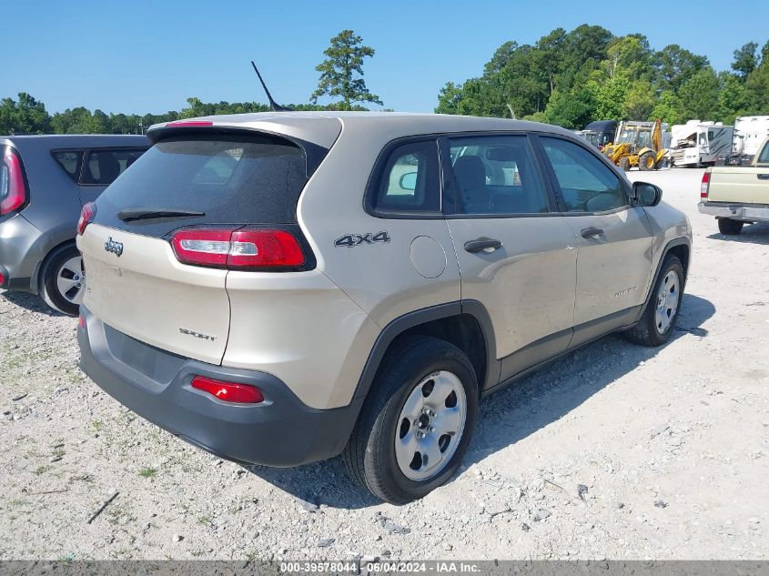 2015 Jeep Cherokee Sport VIN: 1C4PJMAB6FW768641 Lot: 39578044