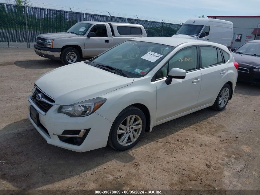 2015 Subaru Impreza Premium VIN: JF1GPAC65F8310502 Lot: 39578059