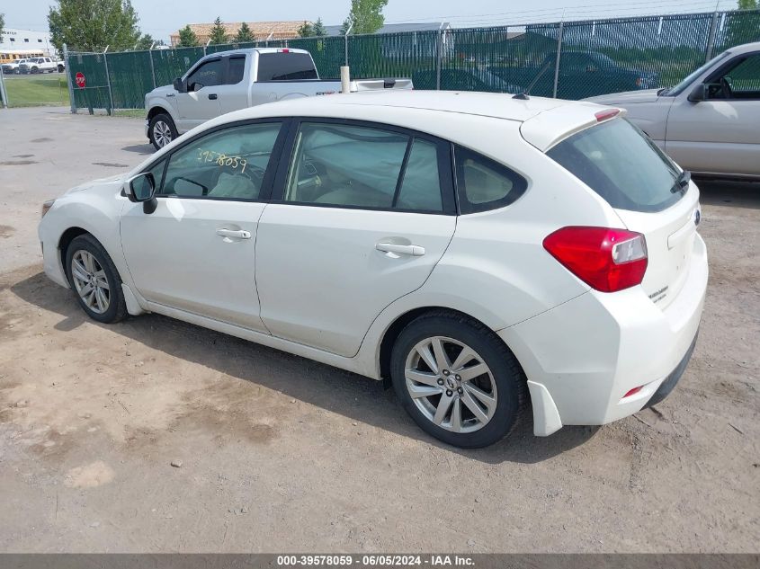 2015 SUBARU IMPREZA PREMIUM - JF1GPAC65F8310502