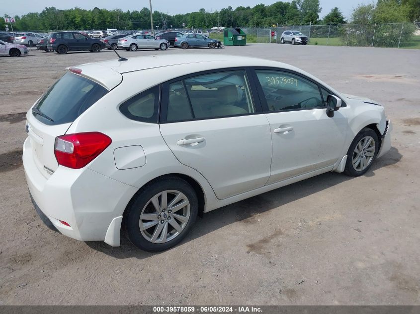 2015 SUBARU IMPREZA PREMIUM - JF1GPAC65F8310502