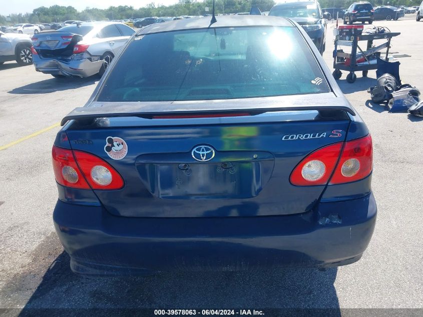 2006 Toyota Corolla S VIN: 1NXBR32E86Z614767 Lot: 39578063