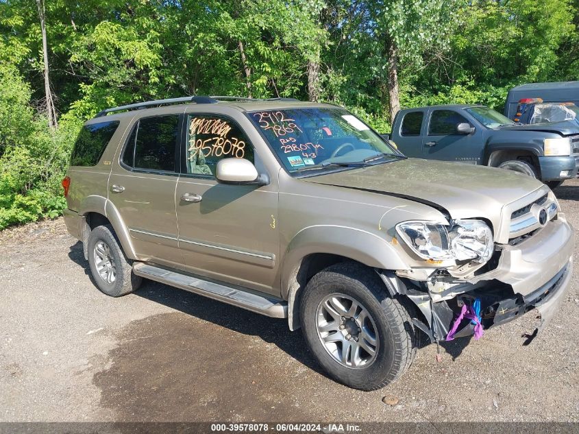 2005 Toyota Sequoia Sr5 V8 VIN: 5TDBT44A55S243043 Lot: 39578078