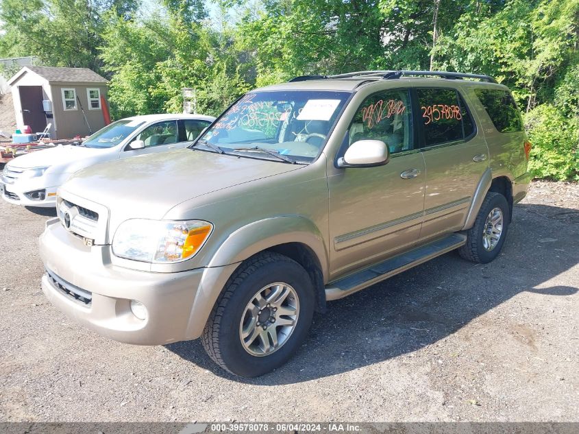 2005 Toyota Sequoia Sr5 V8 VIN: 5TDBT44A55S243043 Lot: 39578078