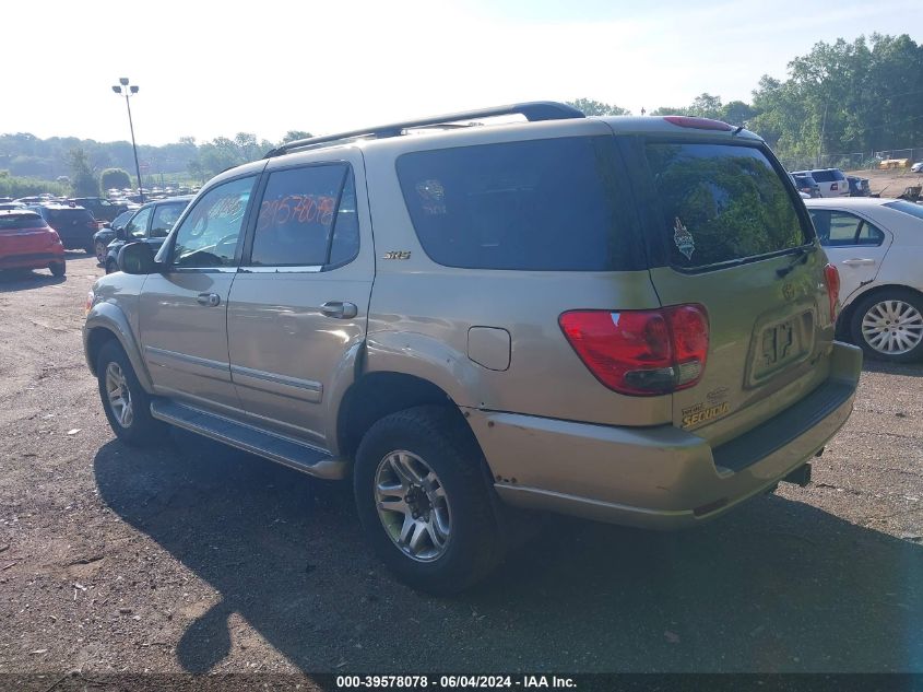 2005 Toyota Sequoia Sr5 V8 VIN: 5TDBT44A55S243043 Lot: 39578078