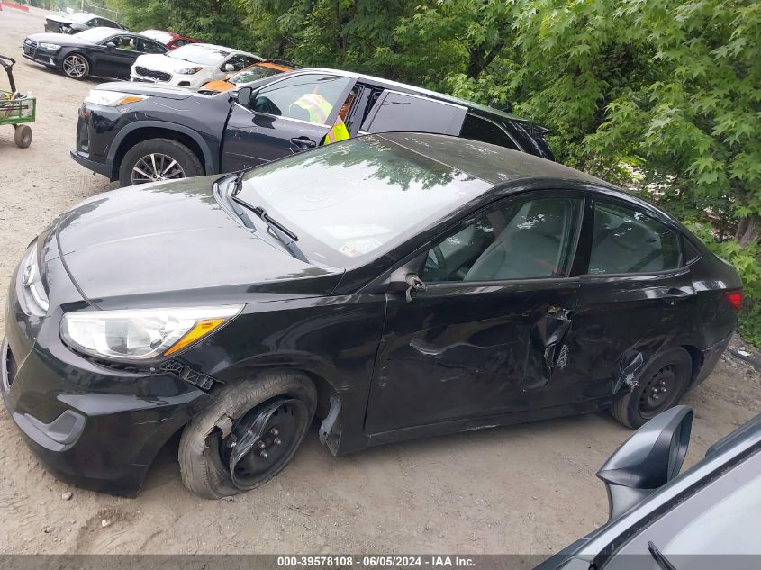 2015 Hyundai Accent Gls VIN: KMHCT4AE5FU913937 Lot: 39578108