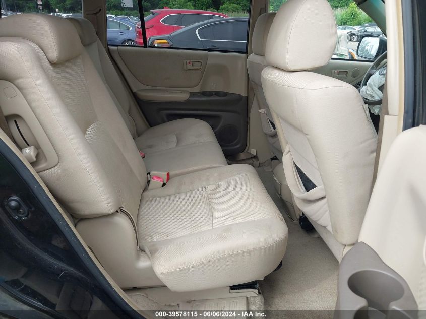 2005 Toyota Highlander V6 VIN: JTEEP21A250113908 Lot: 39578115