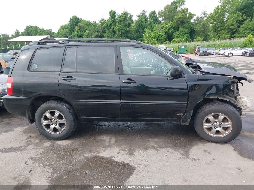 2005 Toyota Highlander V6 VIN: JTEEP21A250113908 Lot: 39578115