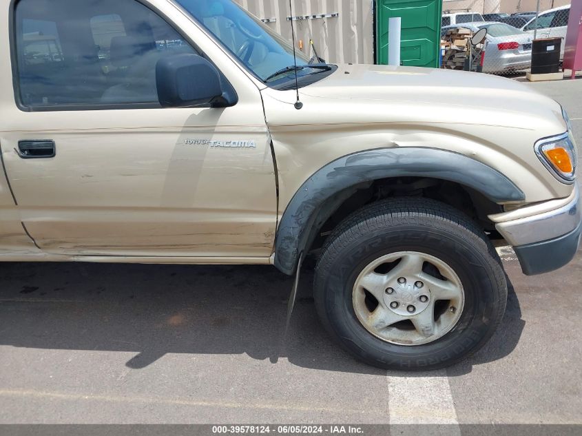 2003 Toyota Tacoma Base V6 VIN: 5TEWN72N63Z192431 Lot: 39578124
