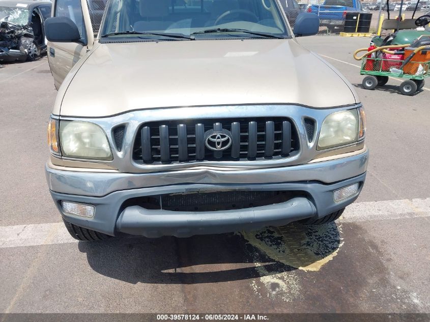 2003 Toyota Tacoma Base V6 VIN: 5TEWN72N63Z192431 Lot: 39578124