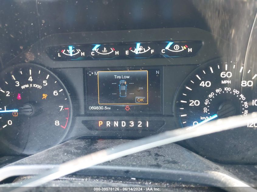 2016 Ford F-150 Xl VIN: 1FTMF1C82GKE38234 Lot: 39578126