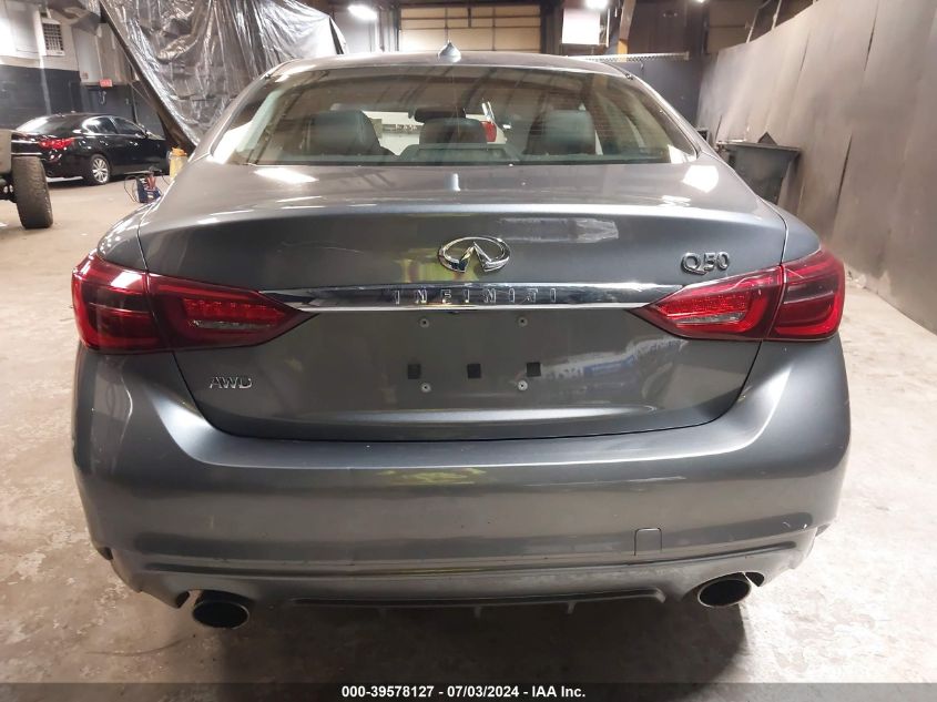 2018 Infiniti Q50 Luxe/Sport VIN: JN1EV7AR2JM445382 Lot: 39578127