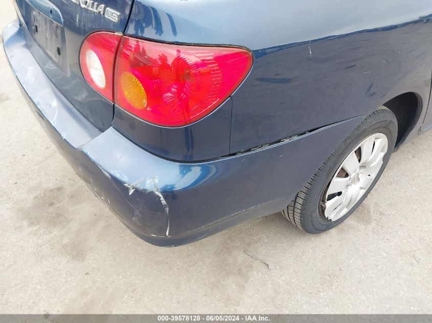 2003 Toyota Corolla Le VIN: 1NXBR32E33Z034726 Lot: 39578128