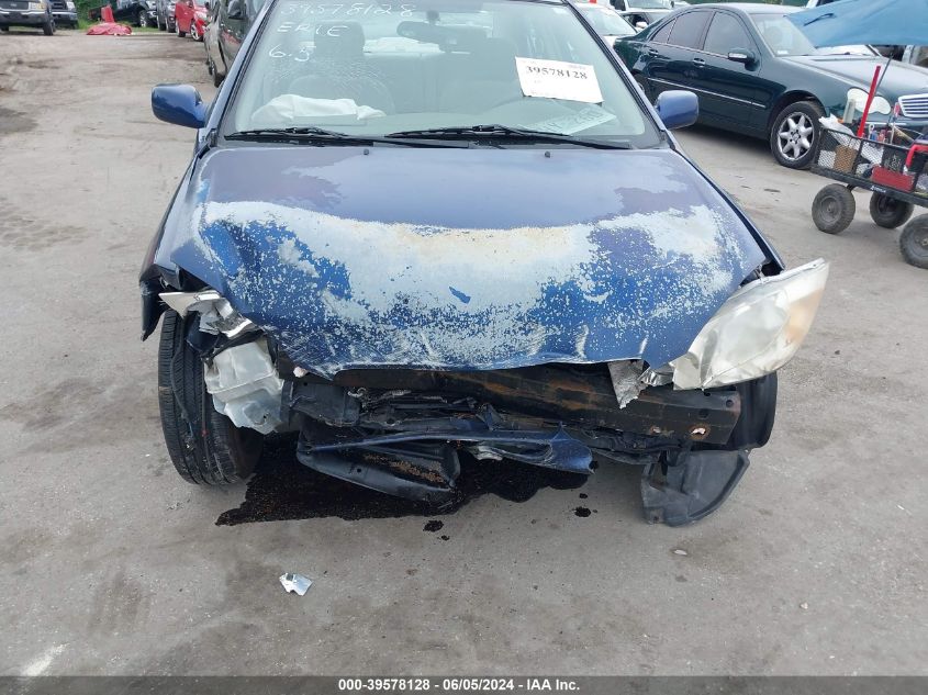 2003 Toyota Corolla Le VIN: 1NXBR32E33Z034726 Lot: 39578128