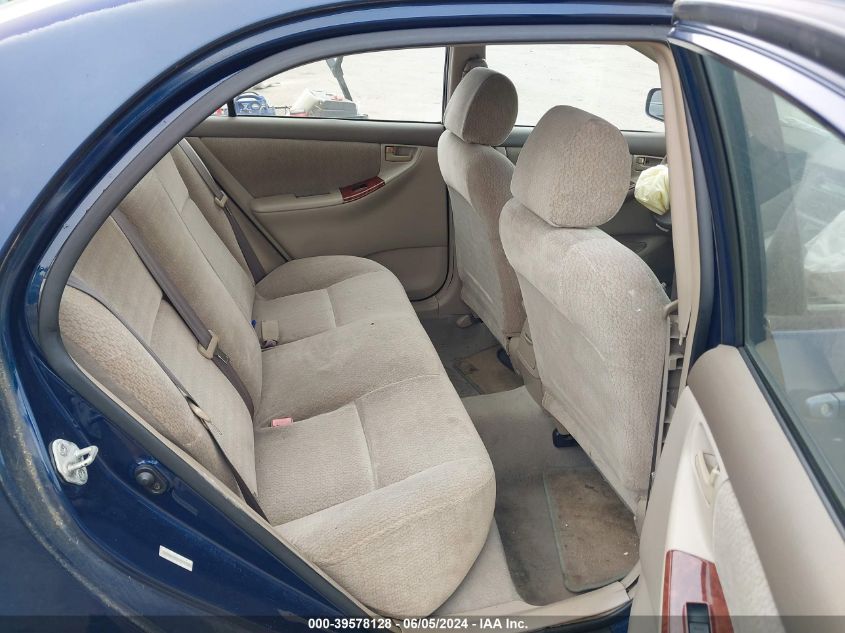 2003 Toyota Corolla Le VIN: 1NXBR32E33Z034726 Lot: 39578128