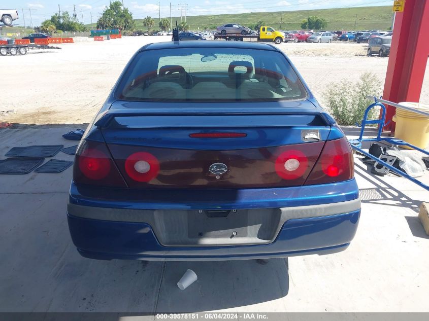 2003 Chevrolet Impala Ls VIN: 2G1WH52K839427556 Lot: 39578151